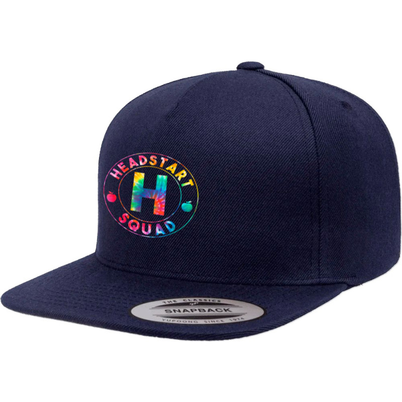 Tie Dye Hello Head Start Squad First Day Of School Teacher T Shirt 5 panel snapback cap by morelypylagertq | Artistshot