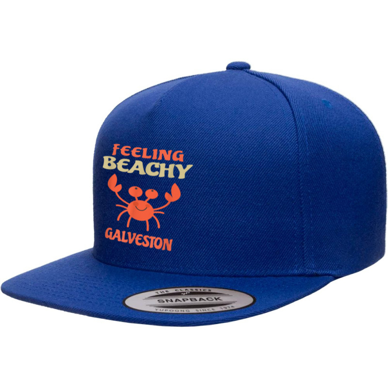 Galveston Vacation   Texas Family Trip T Shirt 5 panel snapback cap by kadrienstang | Artistshot