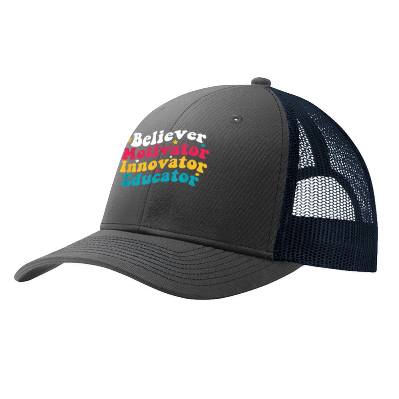 Teacher Motivator Believer Innovator Educator Motivational T Shirt Pa Trucker Cap by muhrlycogant3h | Artistshot