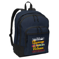 Vietnam Veteran Shirts Proud Stepmomtees Men Boys Gifts Basic Backpack | Artistshot