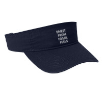 Divest From Fossil Fuels Fashion Visor | Artistshot