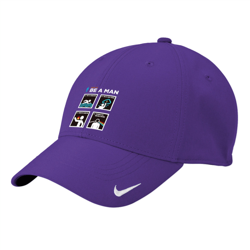 Be A Man Nike Dri-FIT Cap by Lissette | Artistshot