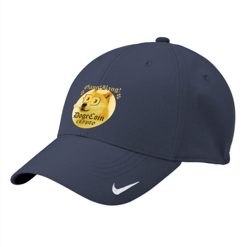 Dogecoin Crypto Gang! Bang! Nike Dri-fit Cap | Artistshot