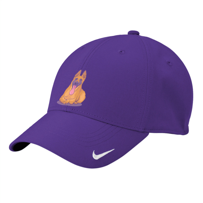 Belgian Shepherd Malinois T Shirtbelgian Malinois Shepherd Dog Gift Id Nike Dri-FIT Cap by ayla73559 | Artistshot