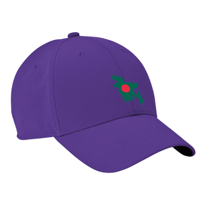 Bangladesh Map Flag Drawing Line Art Nike Dri-fit Cap | Artistshot