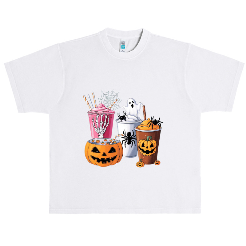 A Pink Drink Topped With A Skeletal Hand,a Unique Urban Heavy T-shirt | Artistshot