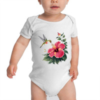 Aradiant Hibiscus Flower Baby Bodysuit | Artistshot