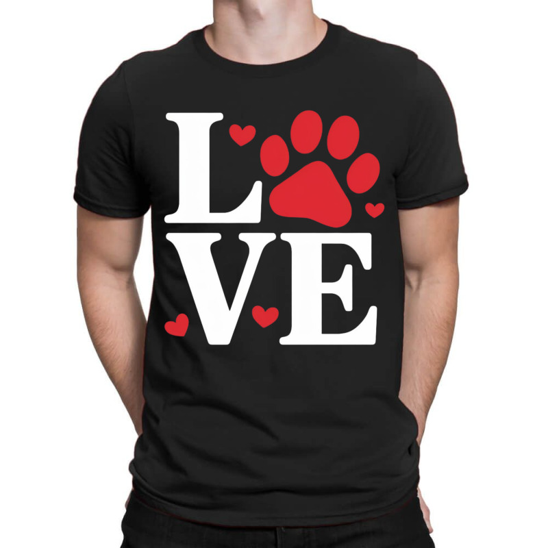 Dogs Love T-Shirt by Charity Aduset | Artistshot