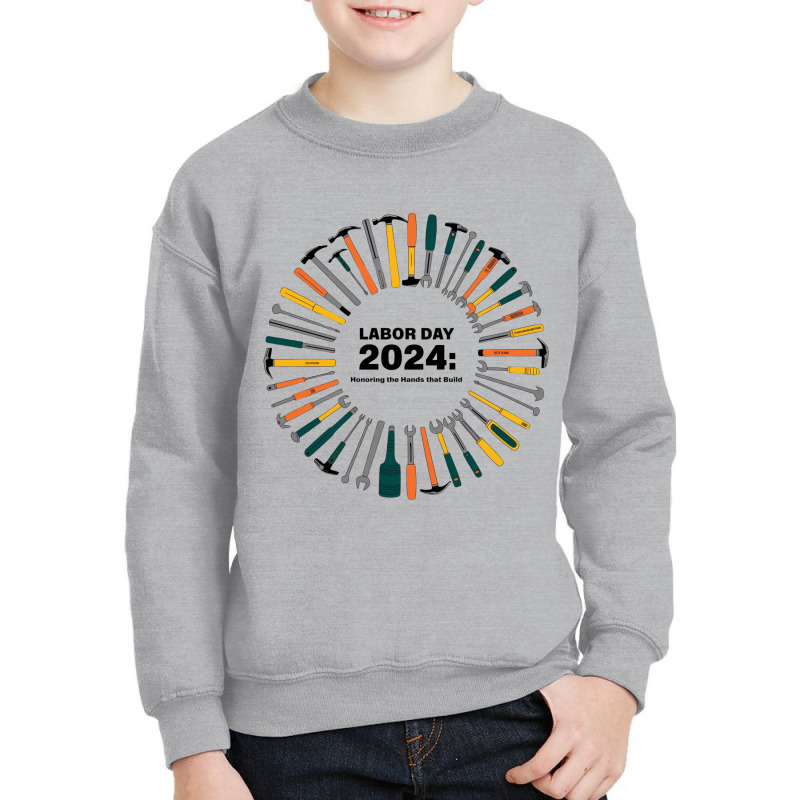 Labor Day 2024 Youth Sweatshirt by Charity Aduset | Artistshot