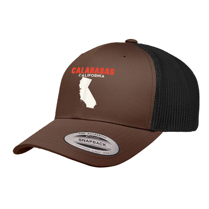 Calabasas California Usa State America Travel Californian T Shirt Retro Trucker Cap by spizerrleppleq | Artistshot