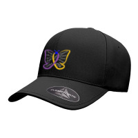 Fight Bladder Cancer Awareness Butterfly Seamless Cap | Artistshot