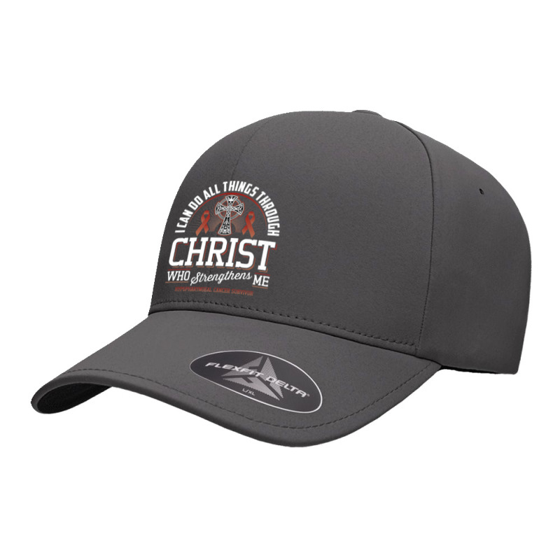 I Can Do All Things Through Christ Hypopharyngeal Cancer Seamless Cap | Artistshot