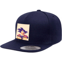 Goku 5 Panel Snapback Cap | Artistshot