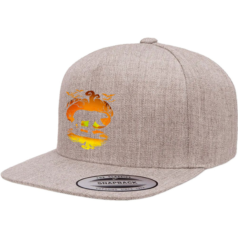 Bear Polar Bear Silhouette Pumpkin Halloween Costume 402 Polar Panda 5 panel snapback cap by permad | Artistshot