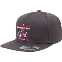 Waterskiing Waterski Like A Girl Water Skiing Ski Apparel T Shirt 5 Panel Snapback Cap | Artistshot