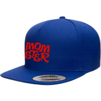 Momster Mom Halloween Costume 5 Panel Snapback Cap | Artistshot