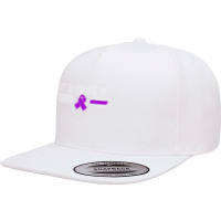 Alzheimers Awareness T  Shirt Fight Flag American Alzheimers Awareness 5 Panel Snapback Cap | Artistshot