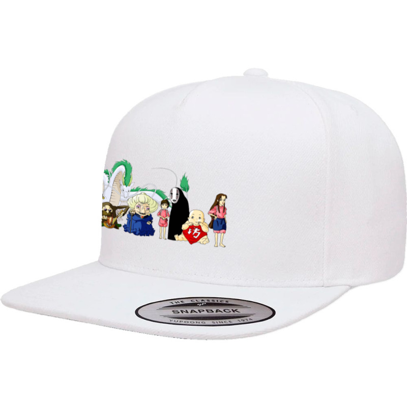 Spirit Studio Movie Merch 5 panel snapback cap by dirrablow | Artistshot