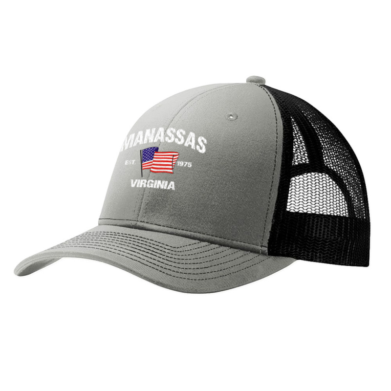 Manassas Virginia Va Usa Stars & Stripes Vintage Style Pa Trucker Cap by PhoebeHaggett | Artistshot