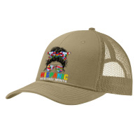 National Hispanic Heritage Month Latin Flags Messy Bun Pa Trucker Cap | Artistshot