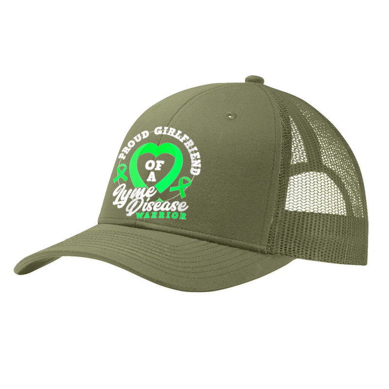 Womens Proud Girlfriend Of A Lyme Disease Warrior Boyfriend V Neck Pa Trucker Cap | Artistshot