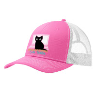 Funny Cat Programmer Code Writer Programming Codin Pa Trucker Cap | Artistshot