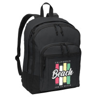 California Beach T  Shirt California Basic Backpack | Artistshot