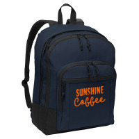 Sunshine And Coffee T  Shirt Sunshine And Coffee T  Shirt Basic Backpack | Artistshot