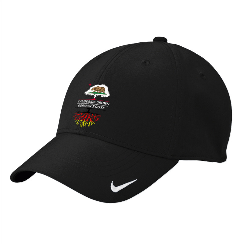 California Grown With German Roots   Germany T Shirt Nike Dri-fit Cap | Artistshot