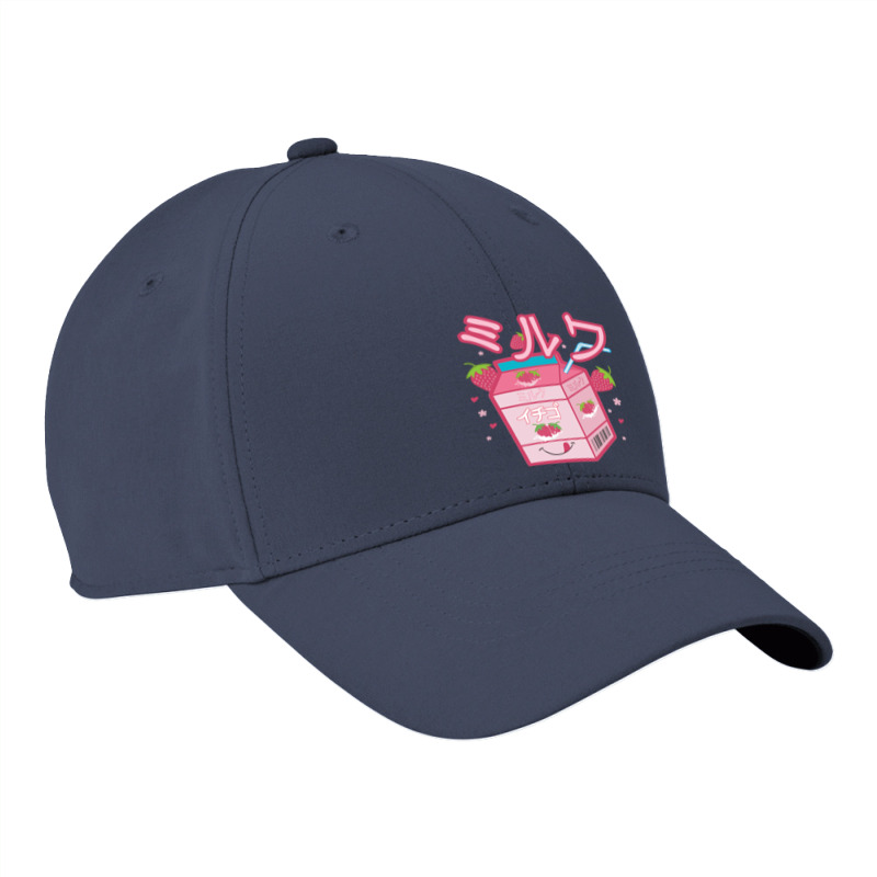 Japanese Strawberry Milk Shake Aesthetic Kawaii Otaku Nike Dri-FIT Cap by AsopArt | Artistshot