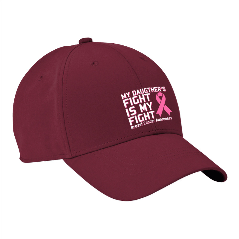 My Daughter's Fight Is My Fight Breast Cancer Awareness Pink Ribbon Nike Dri-FIT Cap by AsopArt | Artistshot