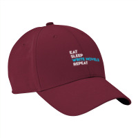 Eat Sleep Write Writing Novel Writer Nike Dri-fit Cap | Artistshot