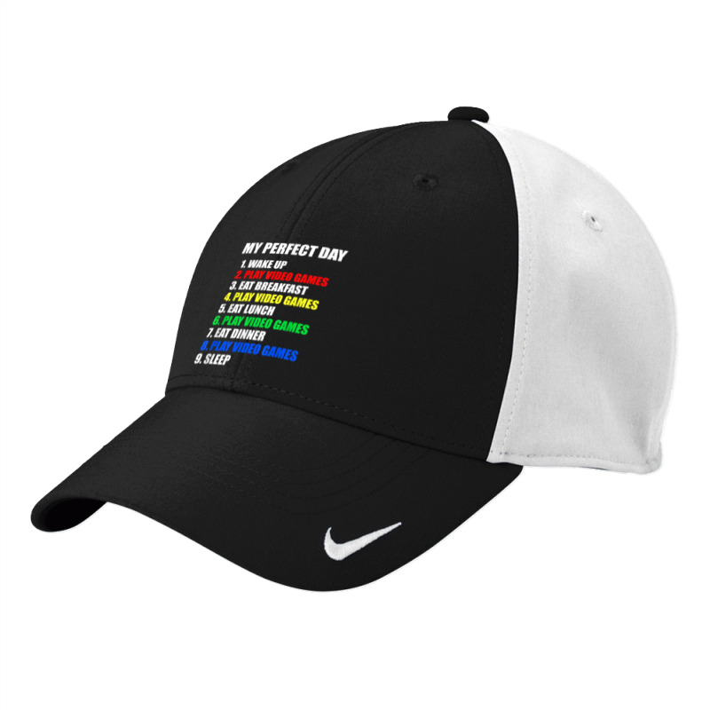 Gift Idea The Perfect Gaming Day Suprise For Gamers T Shirt Nike Dri-FIT Cap by tamkyfashions | Artistshot