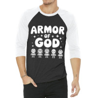 Armor Of God' 3/4 Sleeve Shirt | Artistshot