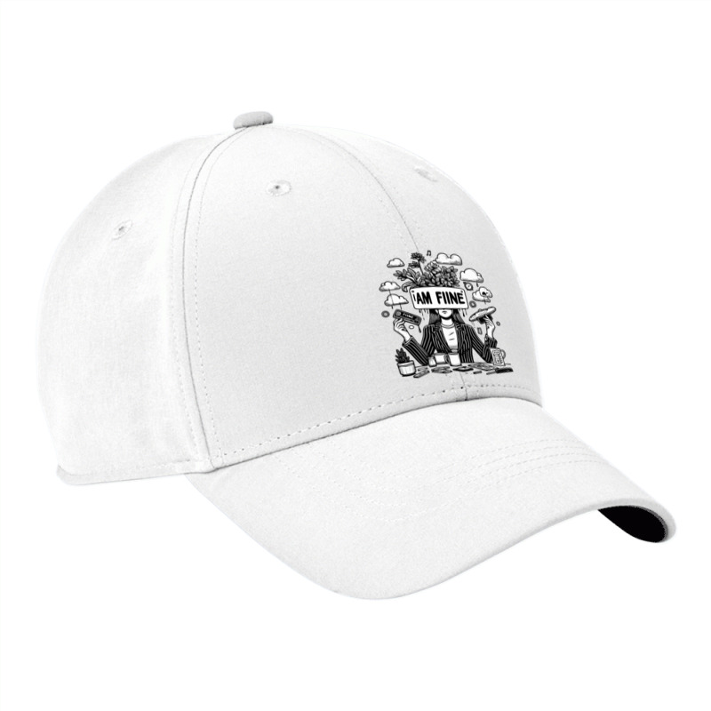 I Am Fine Nike Dri-fit Cap | Artistshot