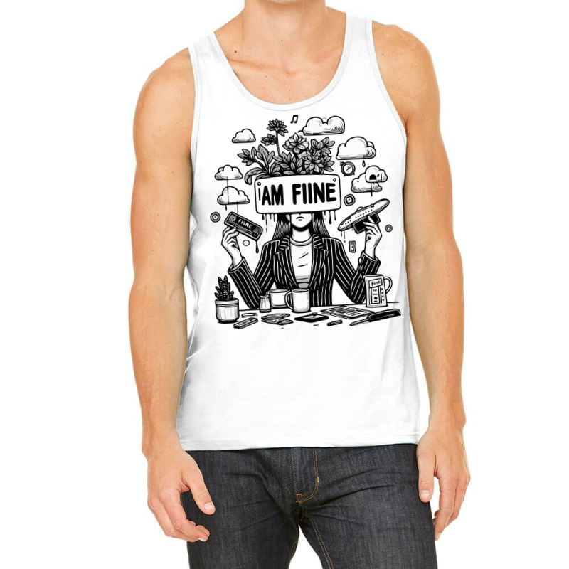 I Am Fine Tank Top | Artistshot