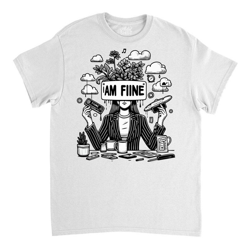 I Am Fine Classic T-shirt | Artistshot