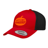 Pumpkin Smashed Retro Trucker Cap | Artistshot