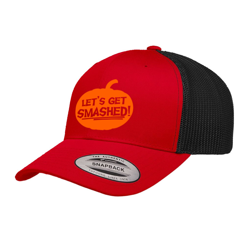 Pumpkin Smashed Retro Trucker Cap by KaleighWilliams | Artistshot