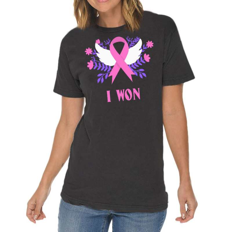 Breast Cancer Awareness Month T  Shirt Survivor Breast Cancer Awarenes Vintage T-shirt | Artistshot