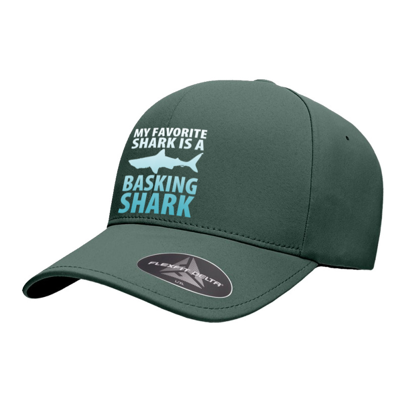 My Favorite Shark Is A Basking Shark Ocean Seamless Cap by bulgerfereds | Artistshot