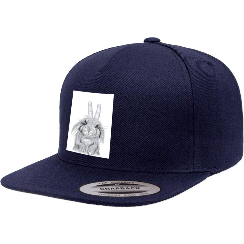 Bunny Ears! 5 panel snapback cap by Youngmnh | Artistshot