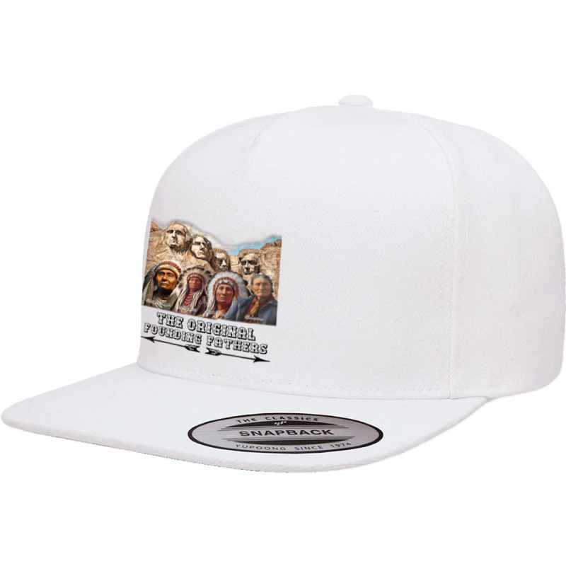 The Original Founding Fathers Native American T Shirt 5 Panel Snapback Cap | Artistshot