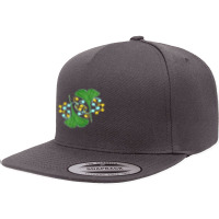 O Ginkgo Leaf Tree 5 Panel Snapback Cap | Artistshot