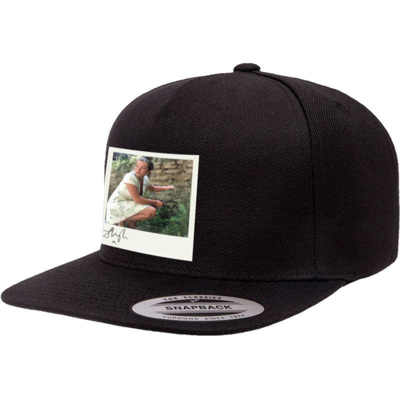 Vintage Movies  Polaroid Art Characters Men Women 5 Panel Snapback Cap | Artistshot