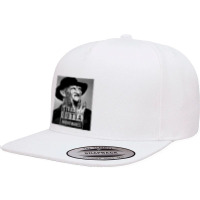 Graphic Music Ghost Papa Funny Gift 5 Panel Snapback Cap | Artistshot