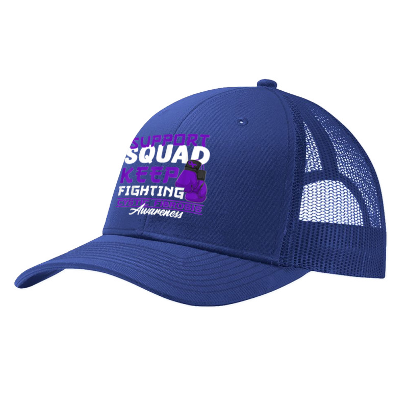 Awareness Support Squad I Lung Infections & Cystic Fibrosis T Shirt Pa Trucker Cap | Artistshot