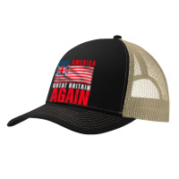 Make America Great Britain Again Shirt Usa Uk Flag T Shirt Pa Trucker Cap | Artistshot