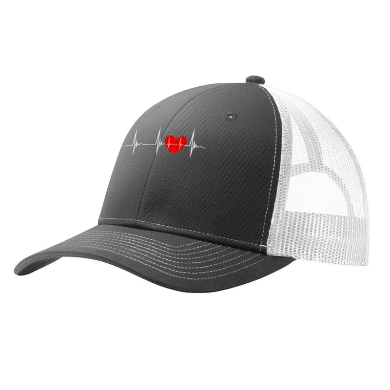 Cardiologist Heart Ekg Heartbeat Pulseline Cardiology Pa Trucker Cap by Hoang95 | Artistshot