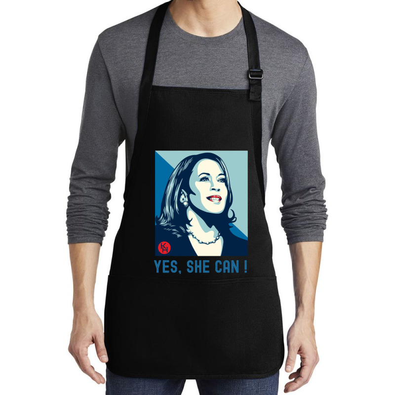 Kamala Yes She Can Medium-length Apron | Artistshot